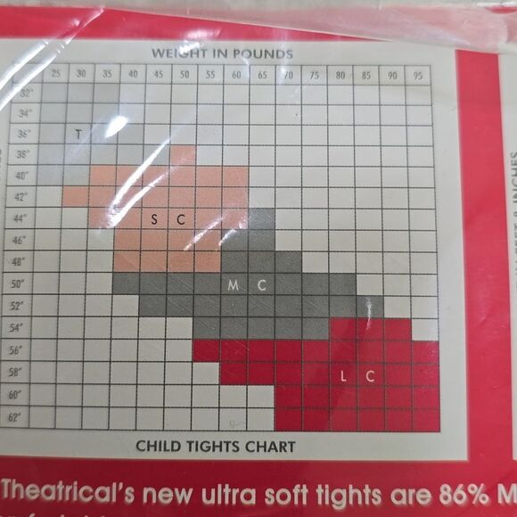 Theatricals Classwear Kids Dance Stirrup Tights - Picture 5 of 10